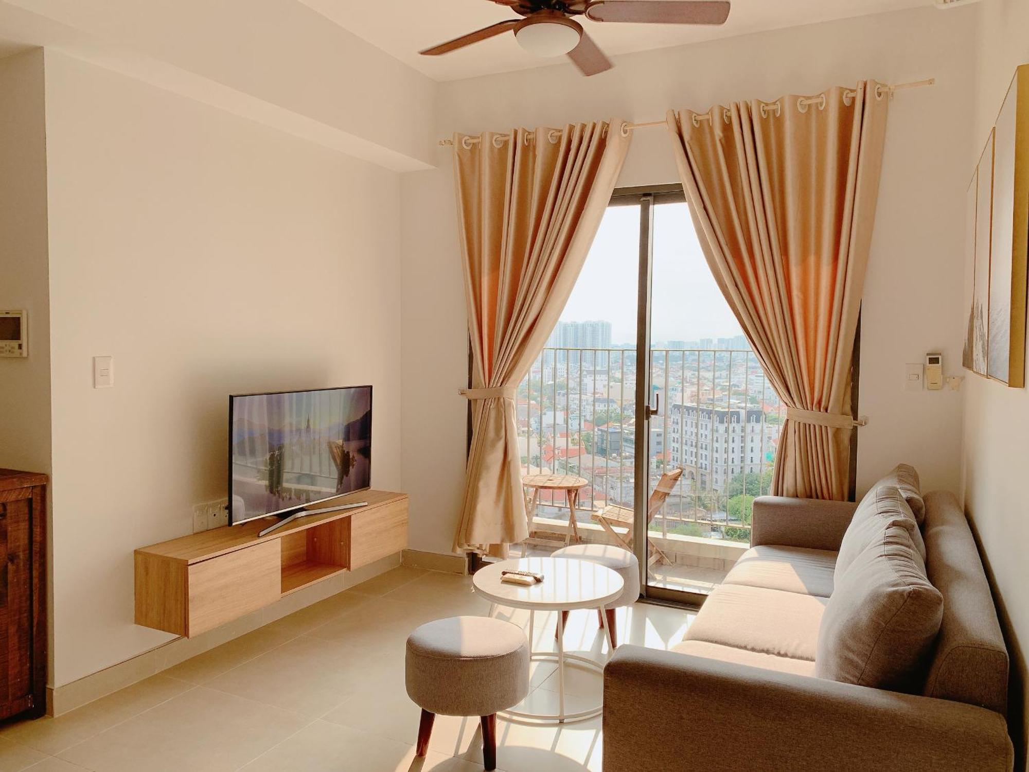Masteri Thao Dien Comfy Apartment #Nice Balcony #Opening View Ho Chi Minh-staden Exteriör bild