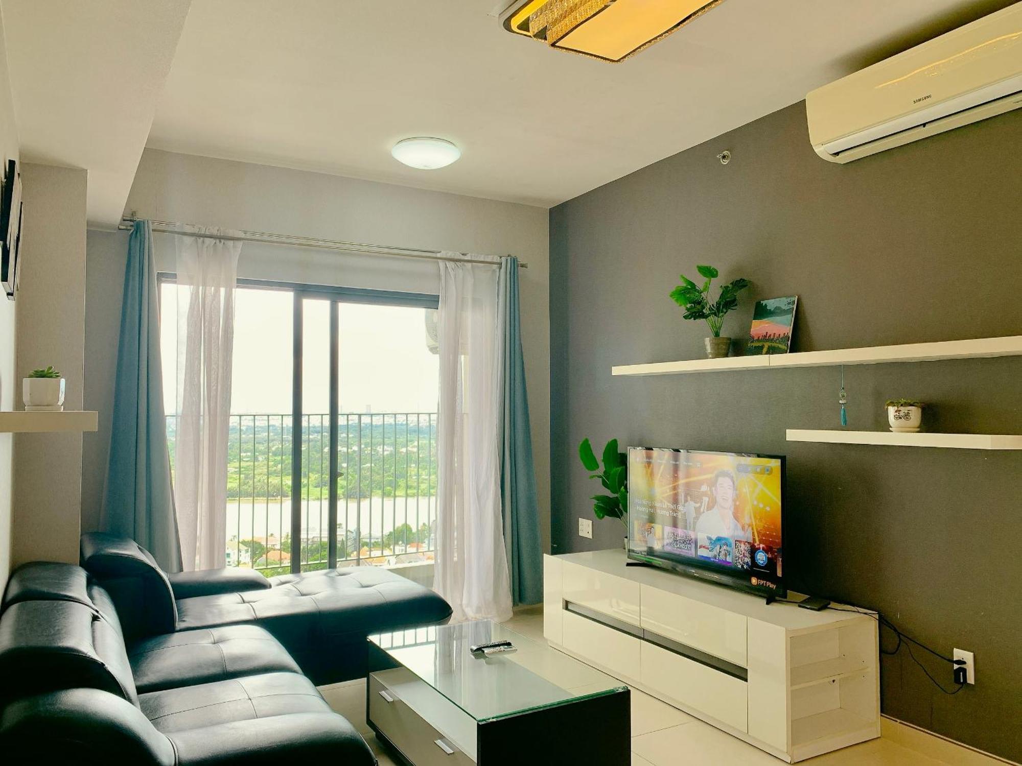 Masteri Thao Dien Comfy Apartment #Nice Balcony #Opening View Ho Chi Minh-staden Exteriör bild