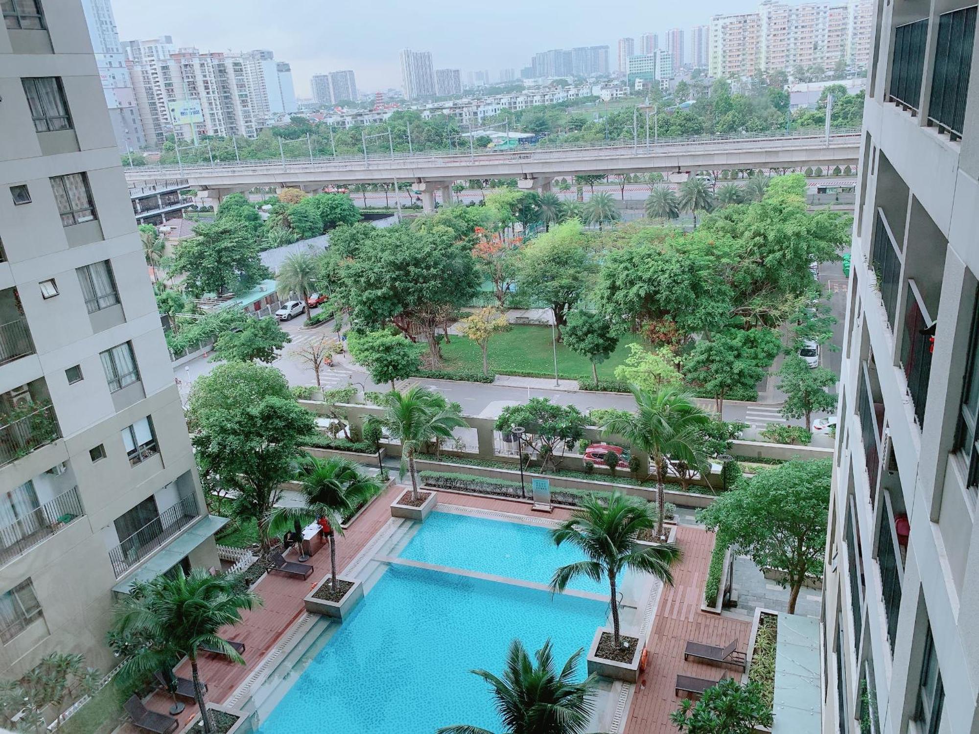 Masteri Thao Dien Comfy Apartment #Nice Balcony #Opening View Ho Chi Minh-staden Exteriör bild