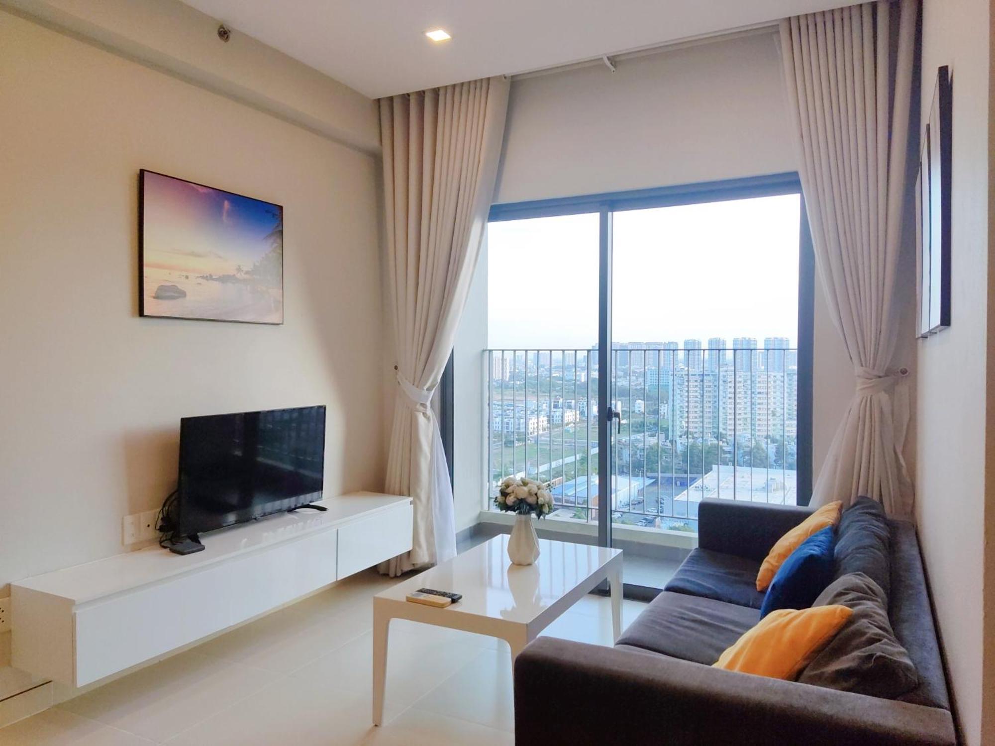 Masteri Thao Dien Comfy Apartment #Nice Balcony #Opening View Ho Chi Minh-staden Exteriör bild