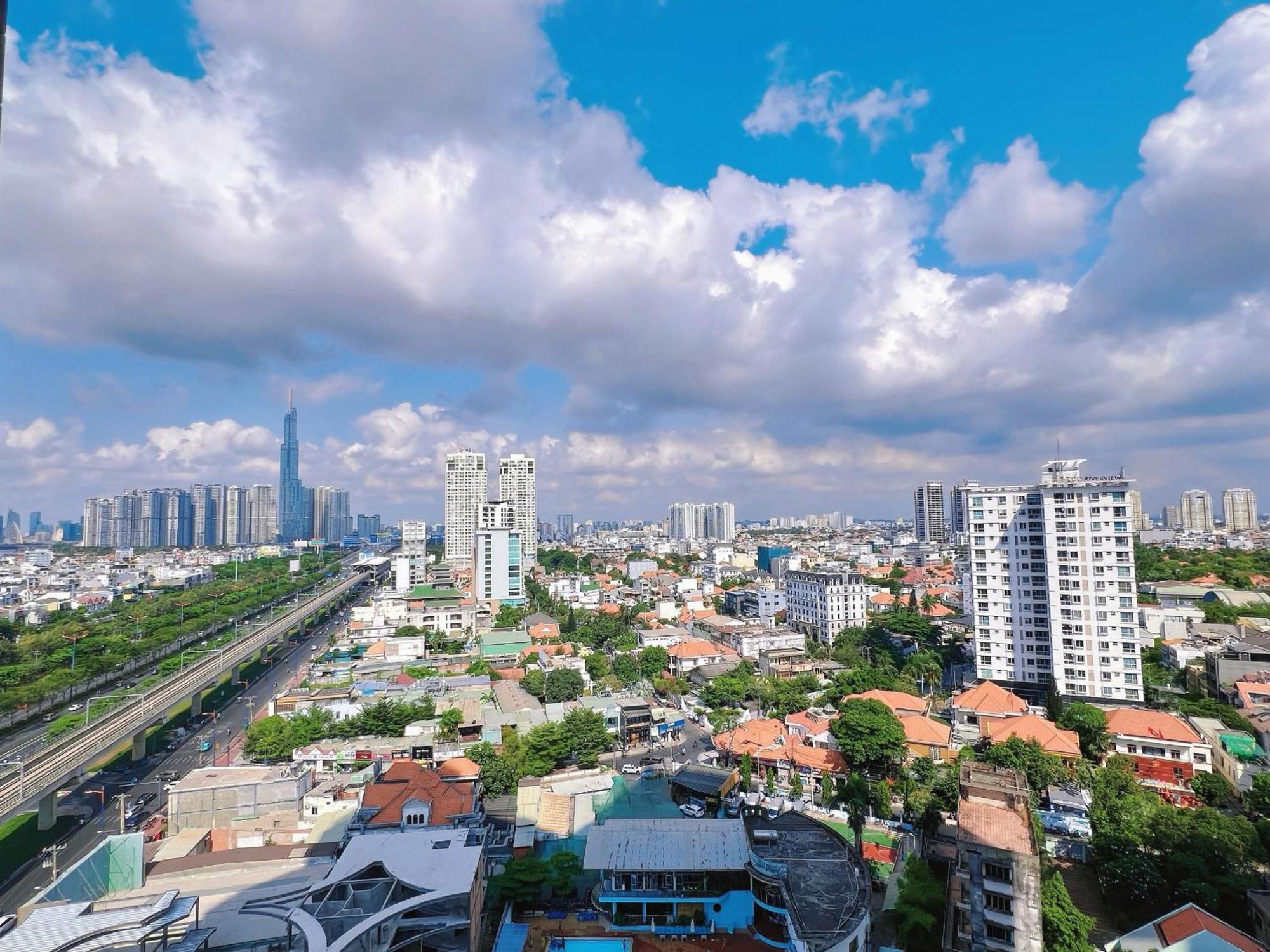 Masteri Thao Dien Comfy Apartment #Nice Balcony #Opening View Ho Chi Minh-staden Exteriör bild