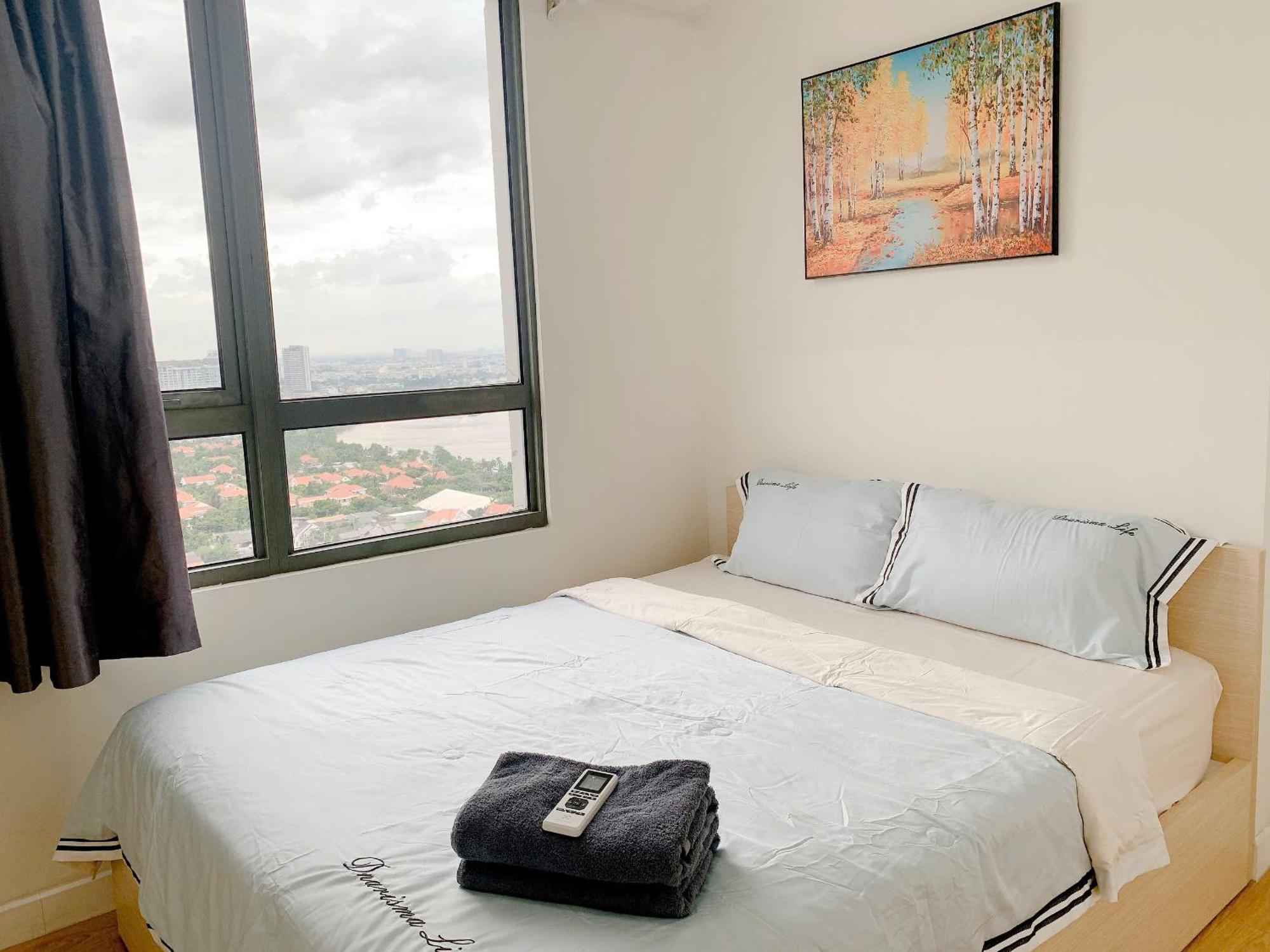 Masteri Thao Dien Comfy Apartment #Nice Balcony #Opening View Ho Chi Minh-staden Exteriör bild
